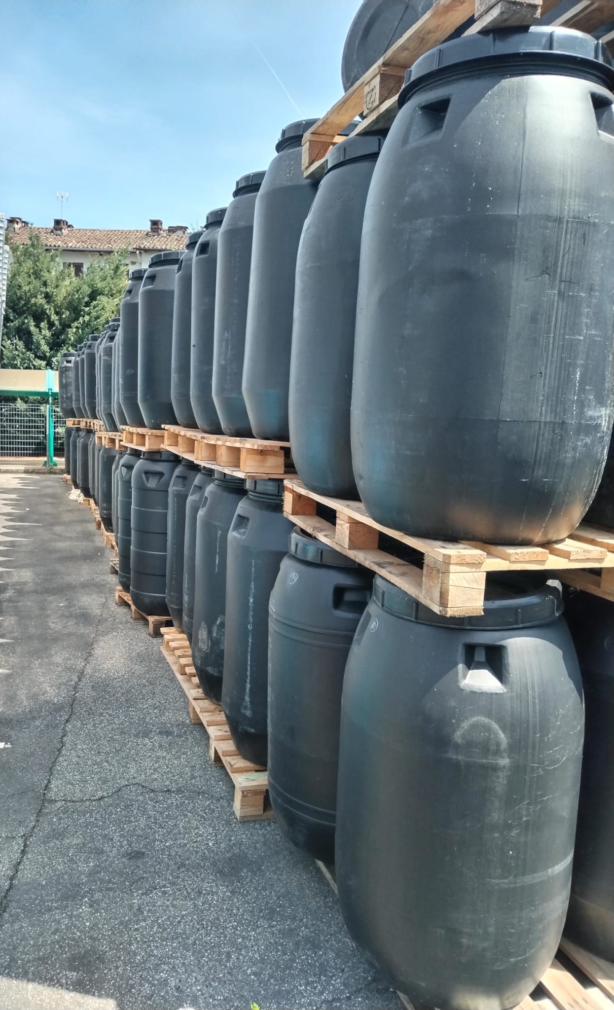 Fusti in plastica ad uso alimentare